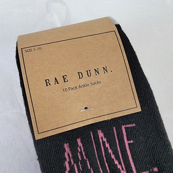 10 Pack of Rae Dunn Ankle Socks - Picture 4 of 15